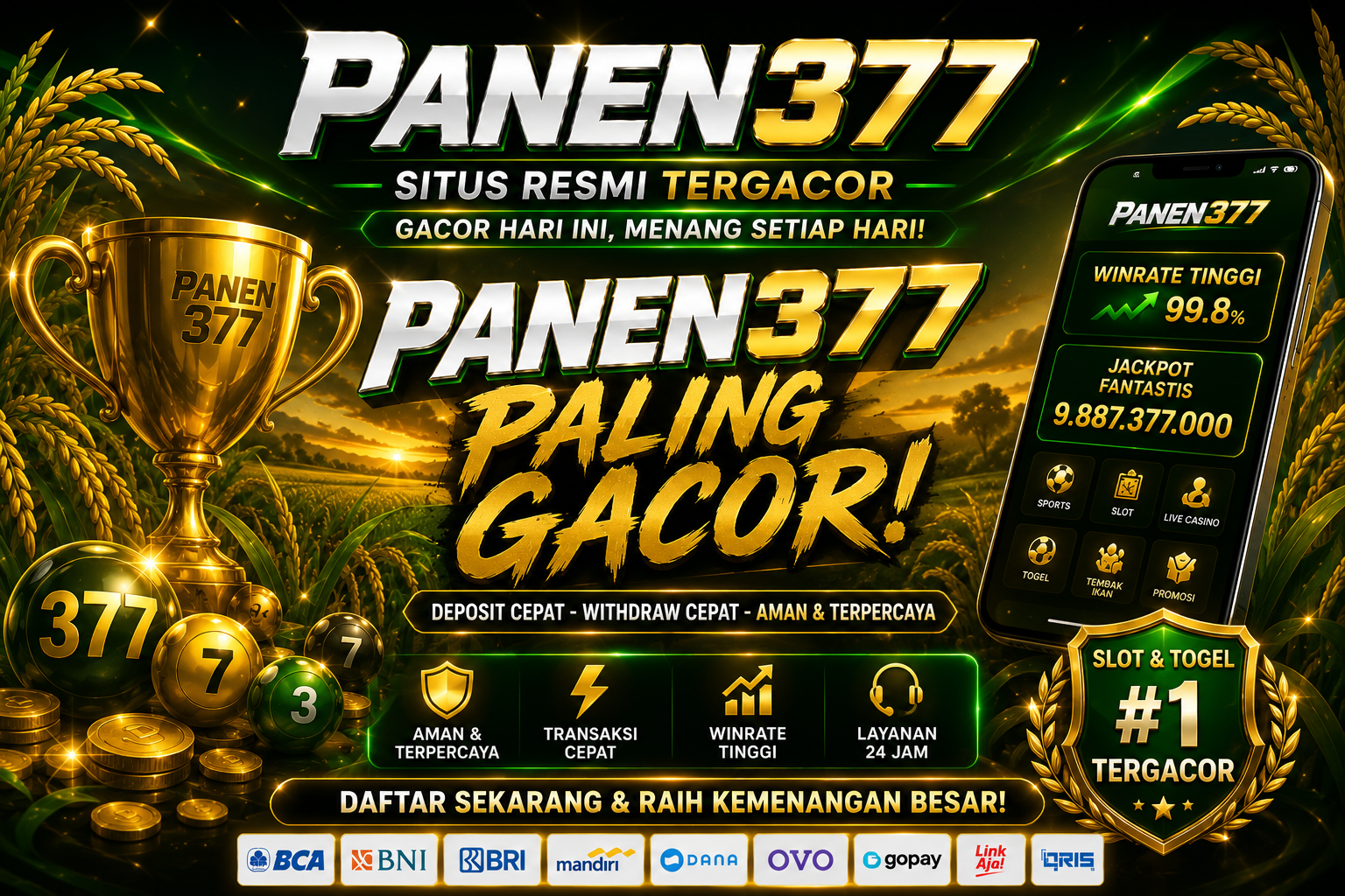 Banner PANEN377 paling gacor